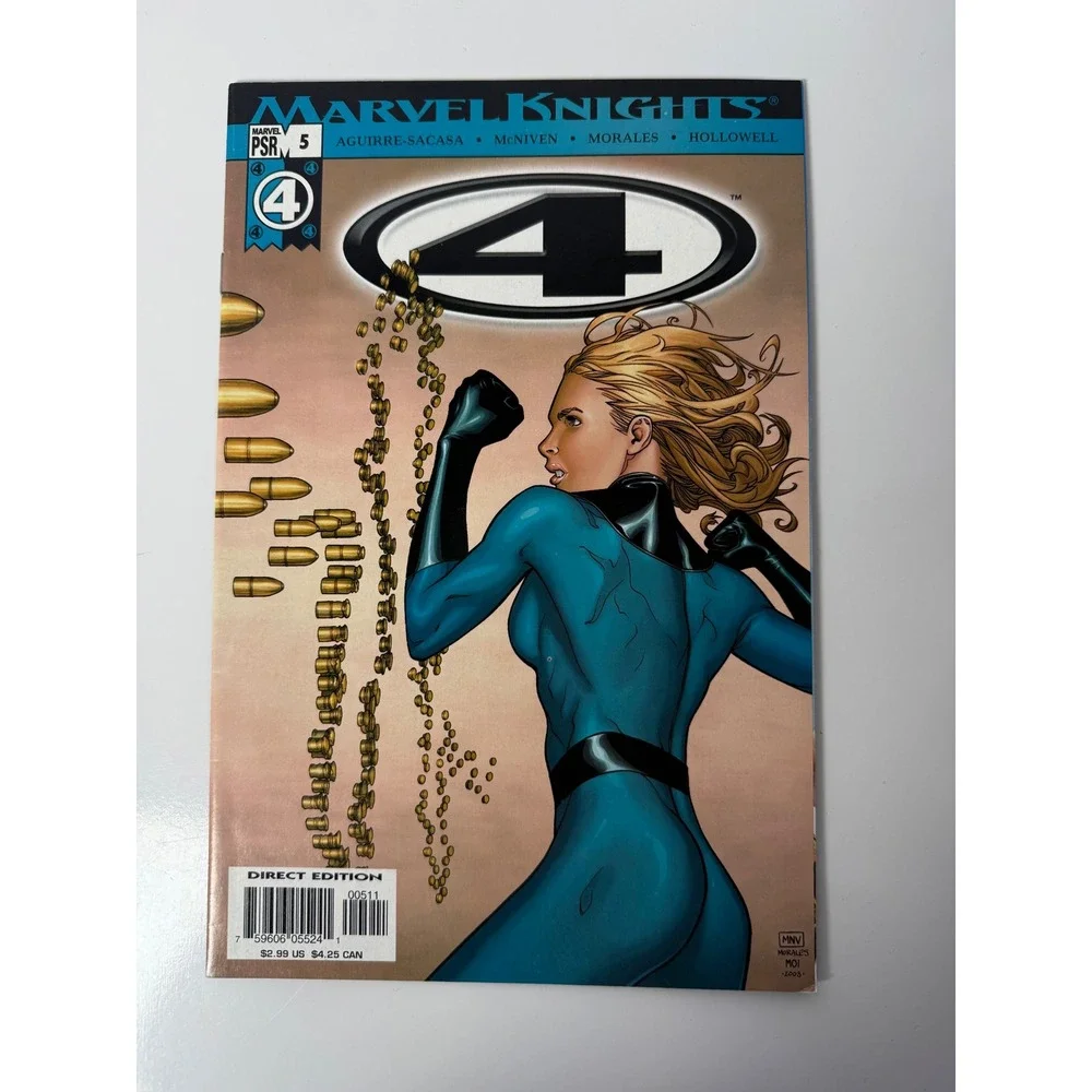 Marvel Knights 4 #5 Marvel Comics 2004 Steve McNiven Invisible Woman Sue Storm